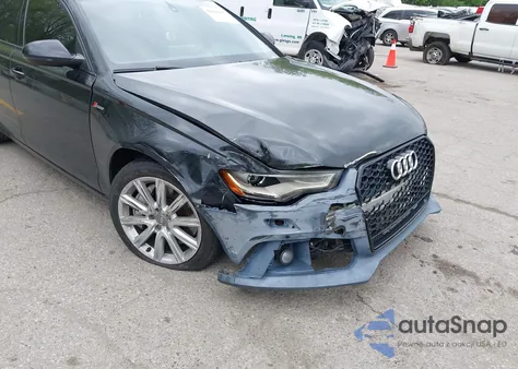 2013 Audi A6 3.0T Premium from USA, damaged, VIN WAUGGBFC0DN045713